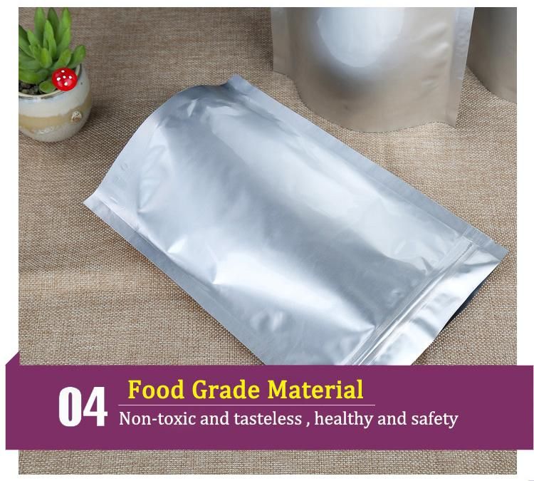 High Quality Custom Stand up Pouch Zipper Biodegradable Plastic Food Packaging Bag Made in China