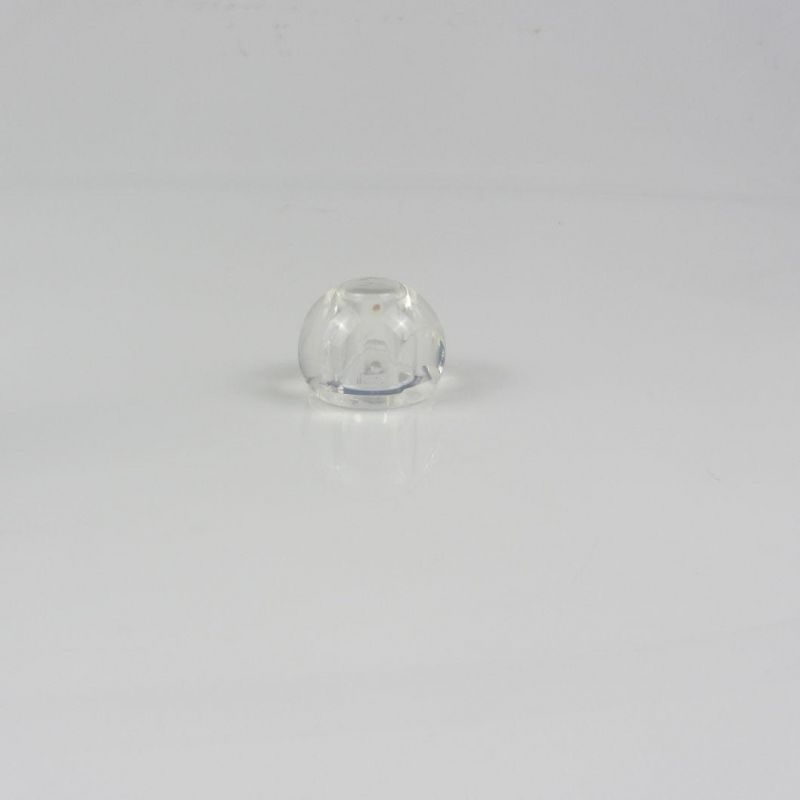 Clear Transparent Glass Perfume Bottle with Silver Spray Pump Cap