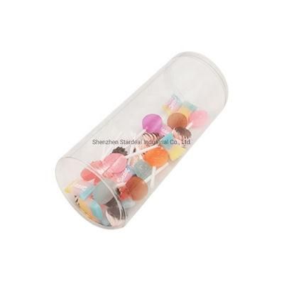 Custom Plastic Blister Cylinder Packaging Clear Round Tube Gift Boxes