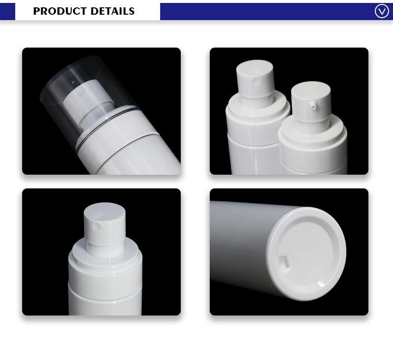 Empty Flat Cylinder Cosmetics Lotion Spray Bottles 100ml 120ml 150ml