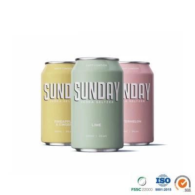 Manufacturer Supplier Juice Customized Printed or Blank Epoxy or Bpani Lining Standard 12oz 355ml Aluminum Can