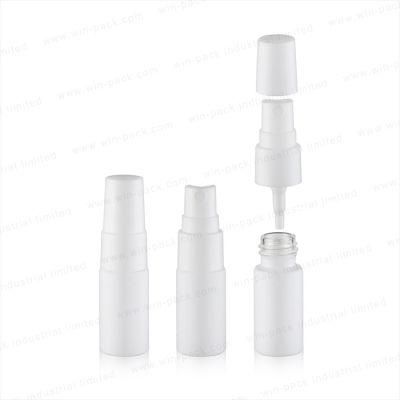 White Color Cosmetic Plastic Round Shape Lotion Bottle in 50ml 100ml