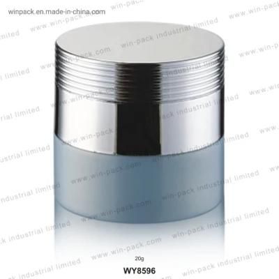 Silver Color Glass Mason Jars 30g 50g Skincare Cosmetic Decorative Glass Jars with Lids Custom Store Containers