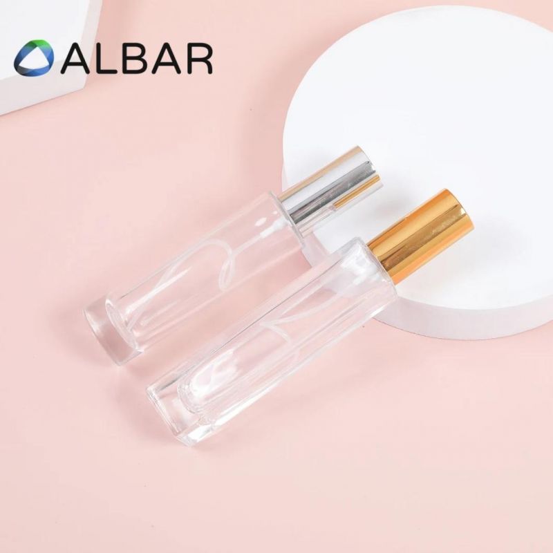 Rectangular Square Slim Round Glass Bottles for Makeups Ans Face Body Care