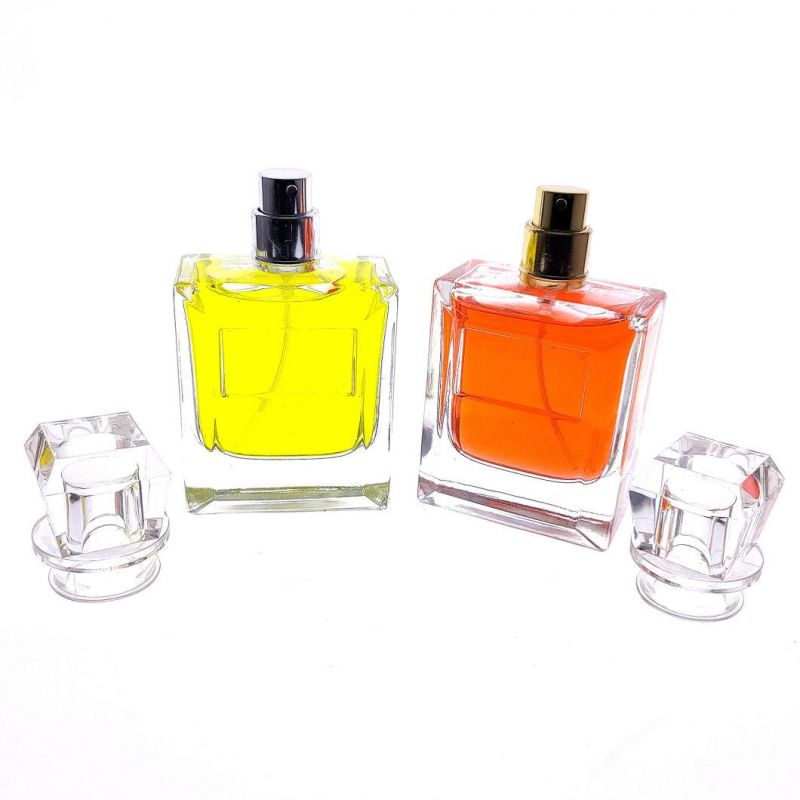 50ml Top Quality Transparent Glass Perfume Bottle Portable Empty Spray Fragrance Bottle Atomizer Refillable