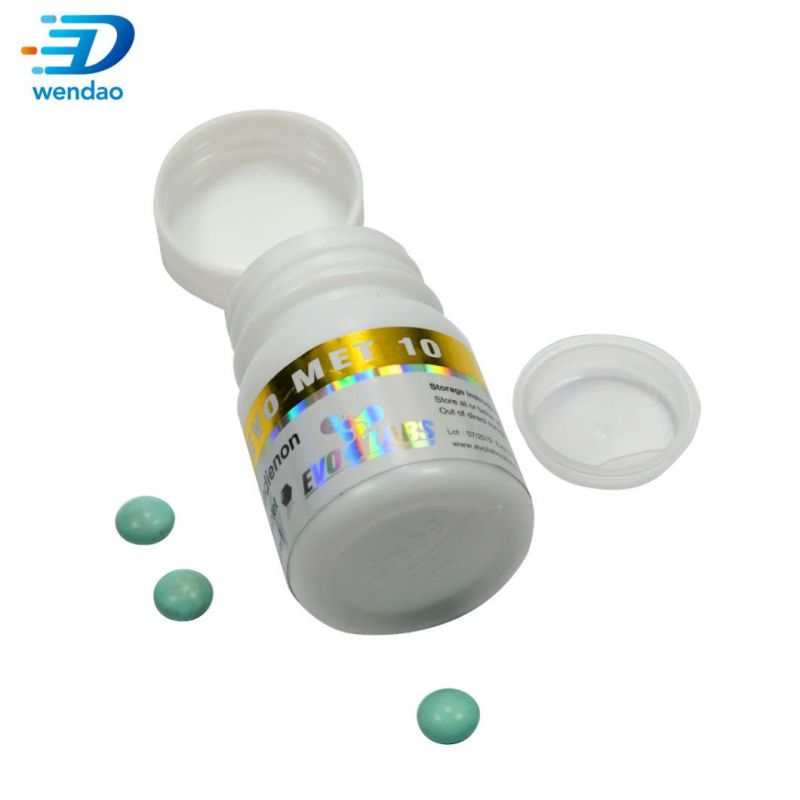 Empty Round White HDPE Capsules Tablets Bottle 45ml 50ml 60ml 75ml 85ml 100ml 150ml 200ml Plastic Supplements Medicine Pills Bottles