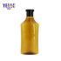 Skincare Packaging 400ml Empty Cosmetic Packaging Pet Ginger Plastic Shampoo Bottle with Flip Top Cover