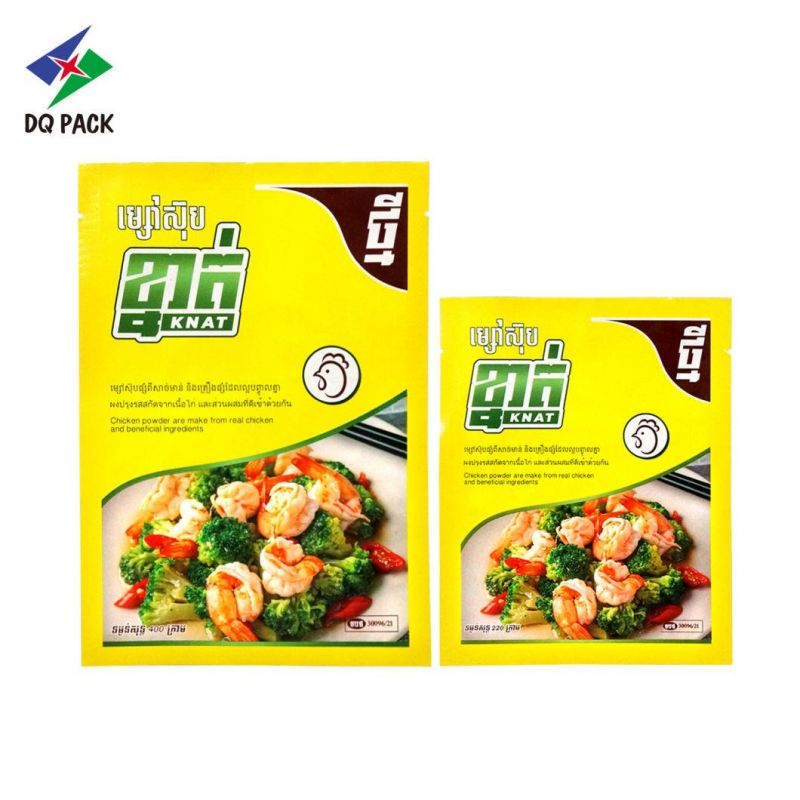 Flexible Packaging Films Manufacturers Three Side Seal Bag Packaging Fo Seasoning Packaging Bags