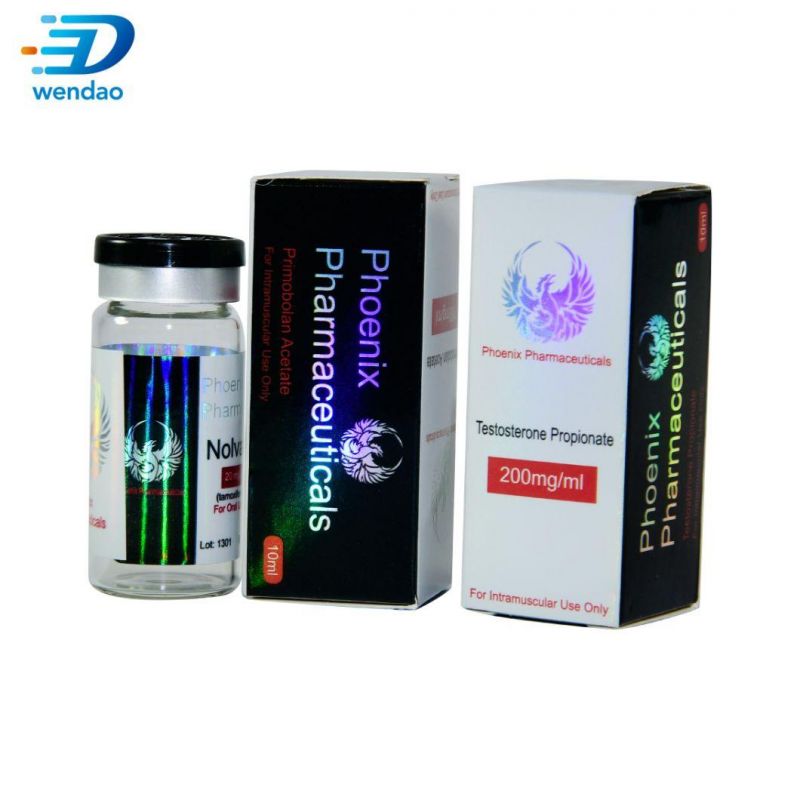 Customized Factory Manufacturer 10ml Bodybuilding Anabolic Injection Vial Box Packaging