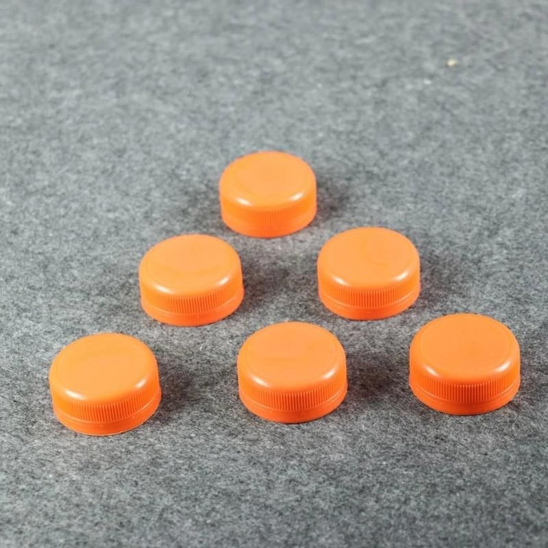 Hot Selling 38mm Plastic Caps Orange Colors for Bottle