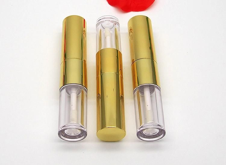 Double-Headed Lip Glaze Tube Empty Tube DIY Lipstick Empty Tube Portable Lip Glaze Dispensing Bottle Empty Bottle