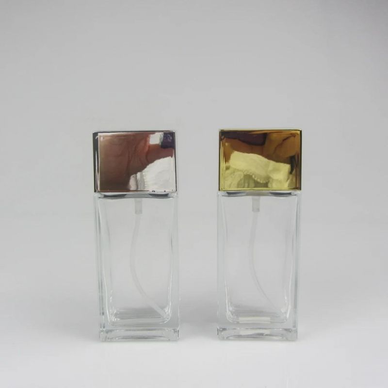 50ml Square Perfume Glass Bottles for Men