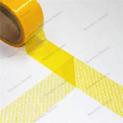 50mm*50m Tamper Evident Security Carton Sealing Tape