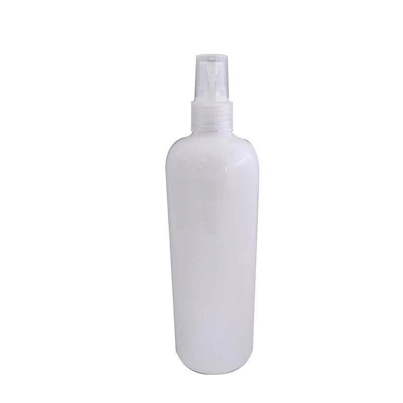 Multifunctional Empty 300ml/500ml White Color Plastic Bottle in Cylinder Shape with Plastic PP Mist Sprayer