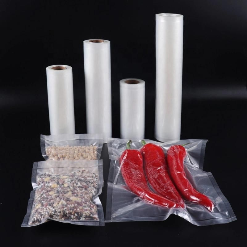 Clear Plastic Nylon Vacuum Bag for Frozen Food