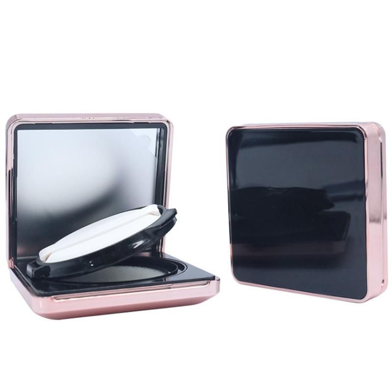 Luxury Bb Air Cushion Case Square Rose Gold Air Cushion Foundation Case Cushion Foundation Packaging Case Bb Cream Container