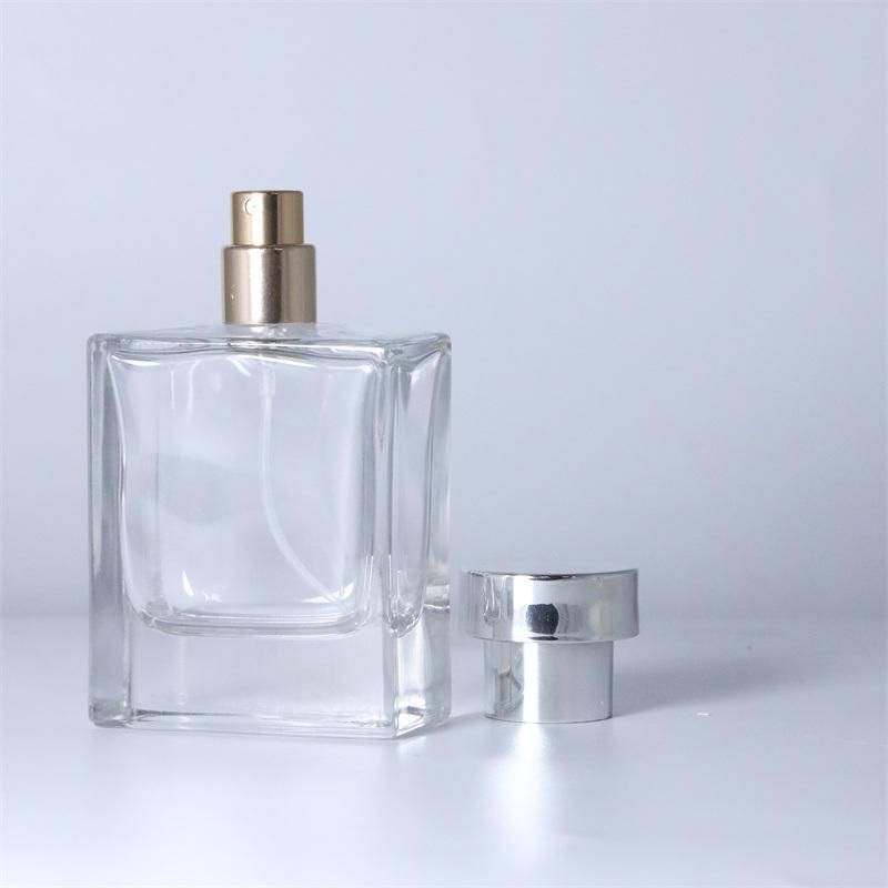 Square Perfume Bottles China Wholesale Perfume Bottles 50ml Glass with Box Packaging