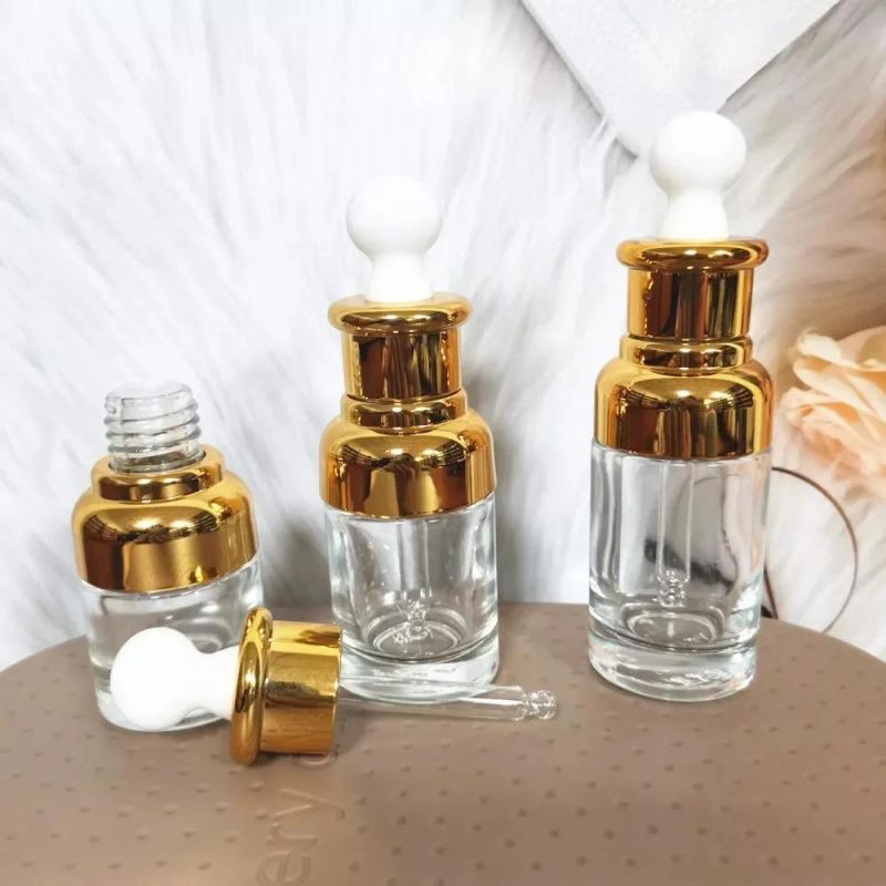 Luxury Cosmetic Glass Dropper Bottle Essential Oil Glass Dropper Bottle