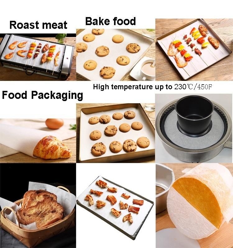 Greaseproof Paper for Food Wrapping Paper Burger Sandwich Cake Dessert Cookies Packaging