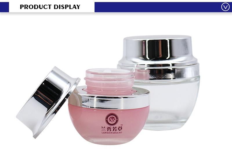 20g 50g Empty Glass Moisturizer Bottle Cream Jar Cosmetic Containers