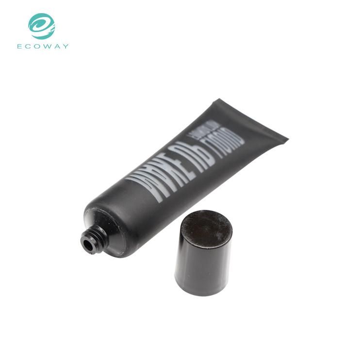 Cosmetic Black Plastic Squeeze Tubes Packaging for Makeup