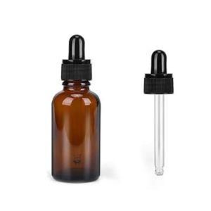 30ml 50ml 100ml Amber Clear Green Blue Glass Euro Round Dropper Bottle Essential Oil Bottle