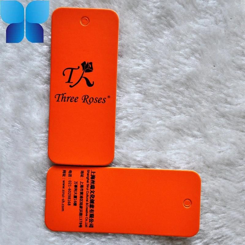 Eco-Friendly Paper Hang Tag Used for Fashion Clothing Fabric