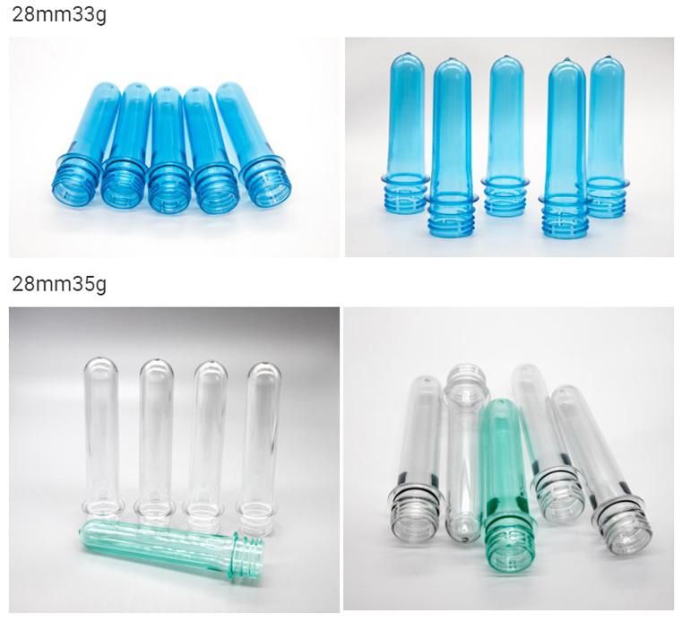 Pet Preform Pco1810 28mm Blue Pet Preform for Water Bottle