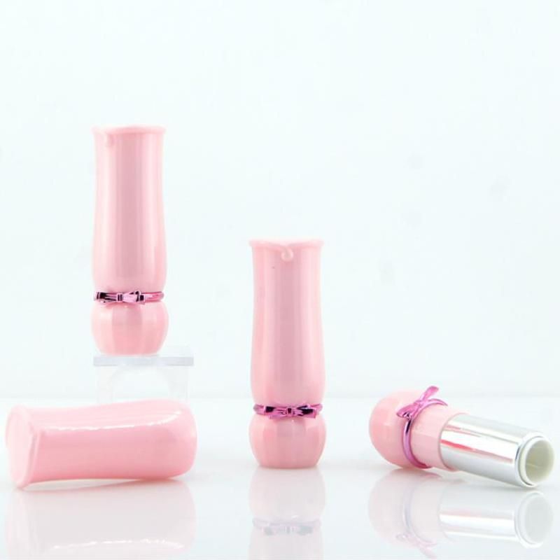 in Stock Ready to Ship 4.3G Cute New Design Empty Plastic Lipstick Tube Cosmetic Container Makeup Packing Lipstick Packaging