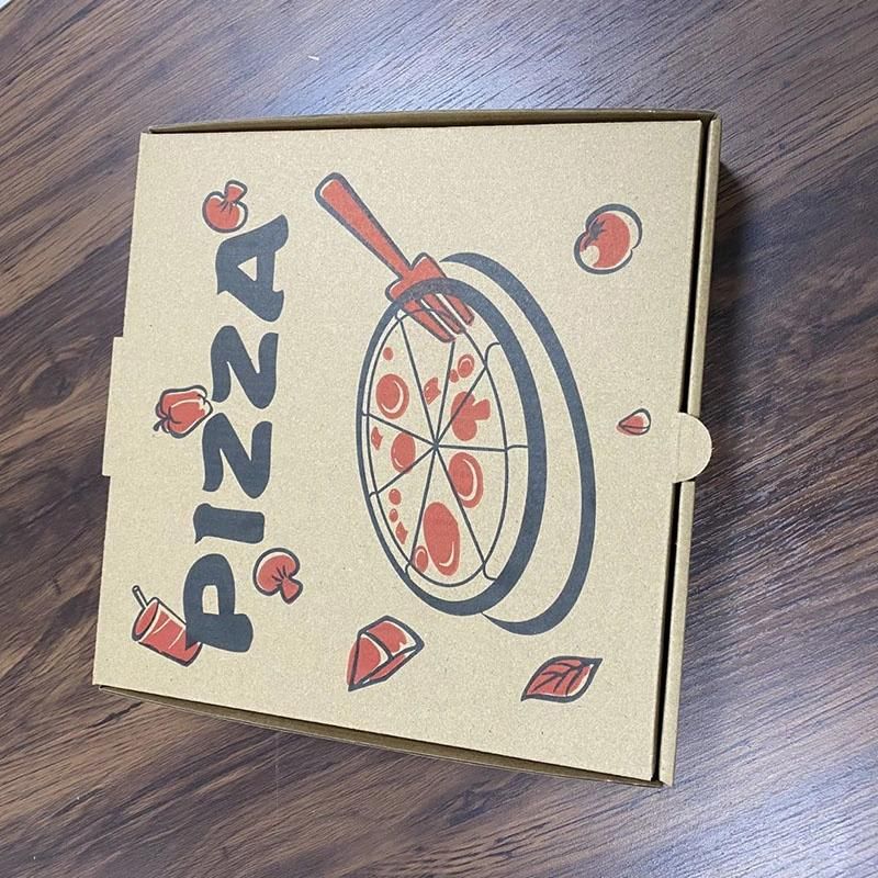 Custom Print Pizza Packing Box 9inch Pizza Box Cardboard Box Pizza