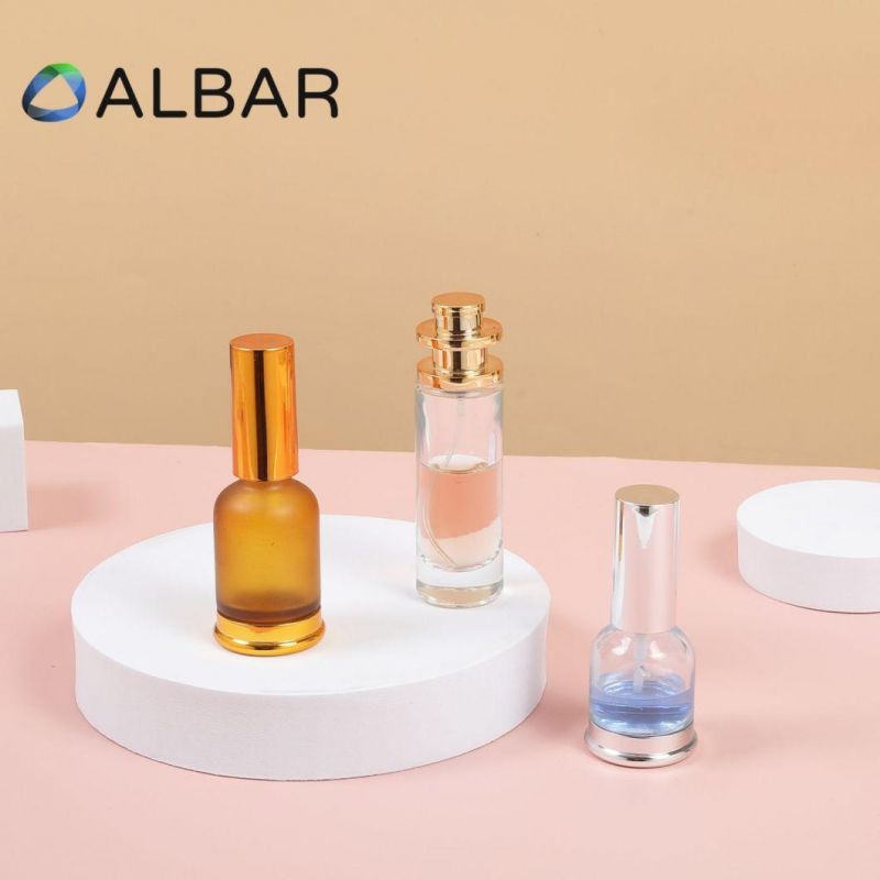 Clear or Frosted Attar Serum Cosmetic Glass Bottles for Private Label Wholesale