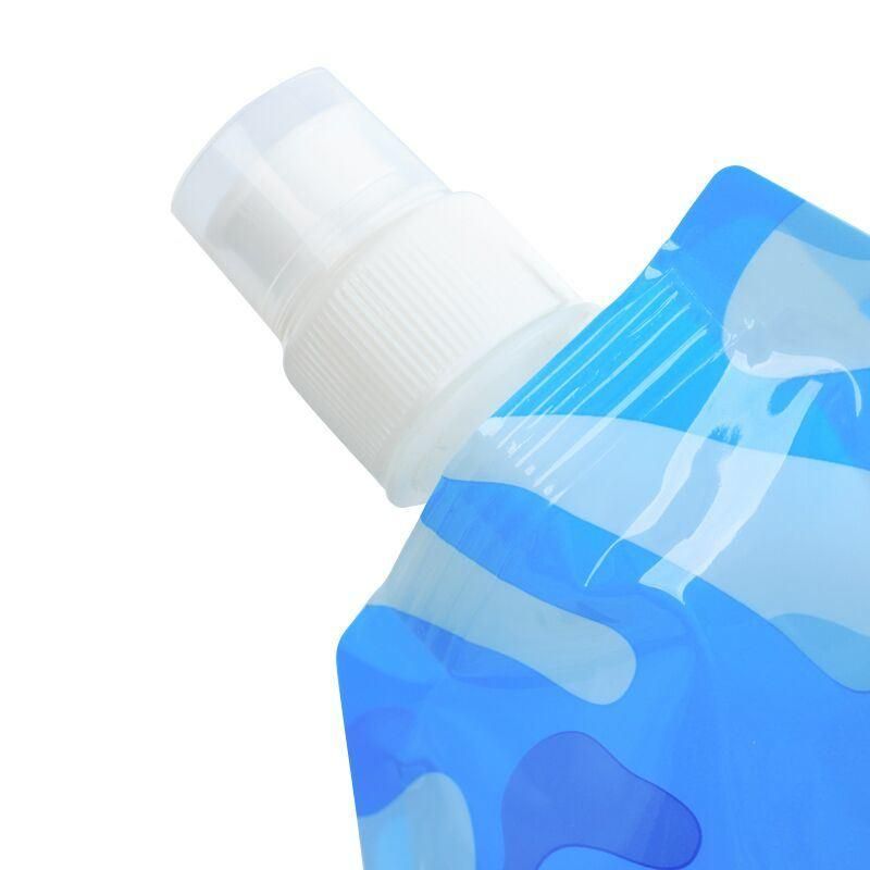 Custom Printed Small Quality Doypack Plastic Folding Reusable Water Spout Pouch