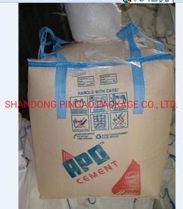 China Factory 100% PP 1000kg FIBC Plastic 1 Ton Bulk Bag Jumbo Bag Big Bag Container Bag