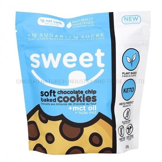 Stand up Zipper Bags Cookies Packaging Mylar Bag