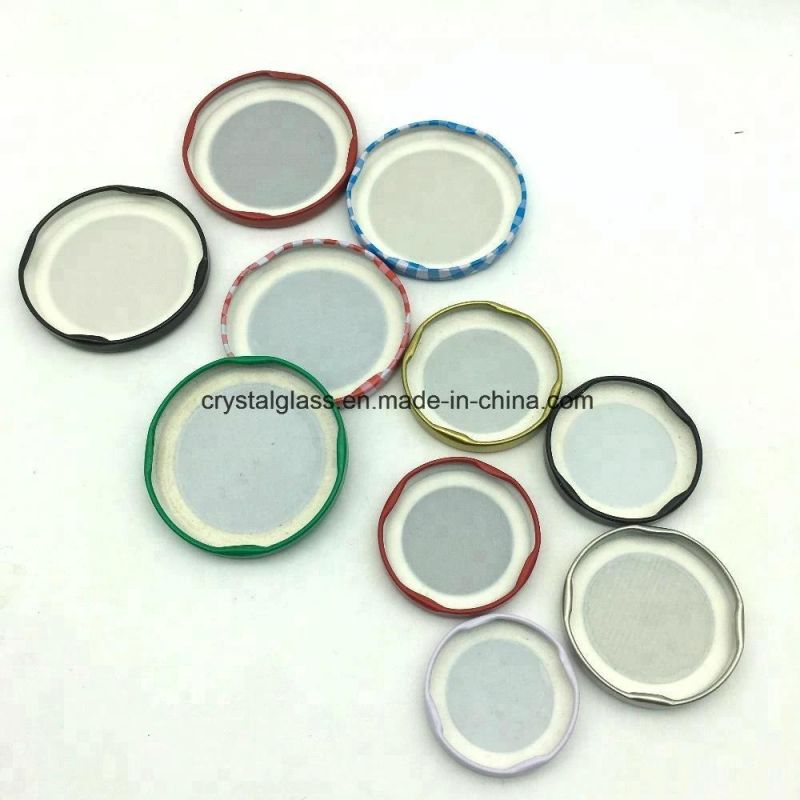 38mm 43mm 48mm 53mm 58mm 63mm 70mm 82mm 110mm Twist off Metal Cap/Lid for Glass Bottle