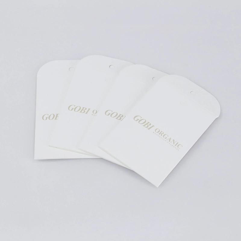 Matte White Paper Custom Spare Button Small Pouch