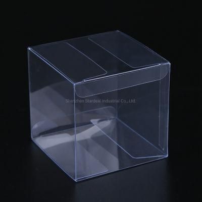 Plastic PVC Box Gift Packaging Waterproof Folding Box Clear