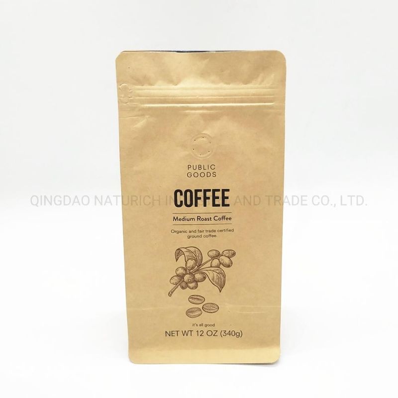 Eco Friendly Biodegradable Compostable Coffee/Food Packaging Bag