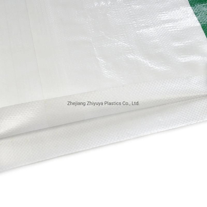 25kg 50kg High Quality White Color Plastic Polypropylene PP Woven Bags for Grains Rice Flour
