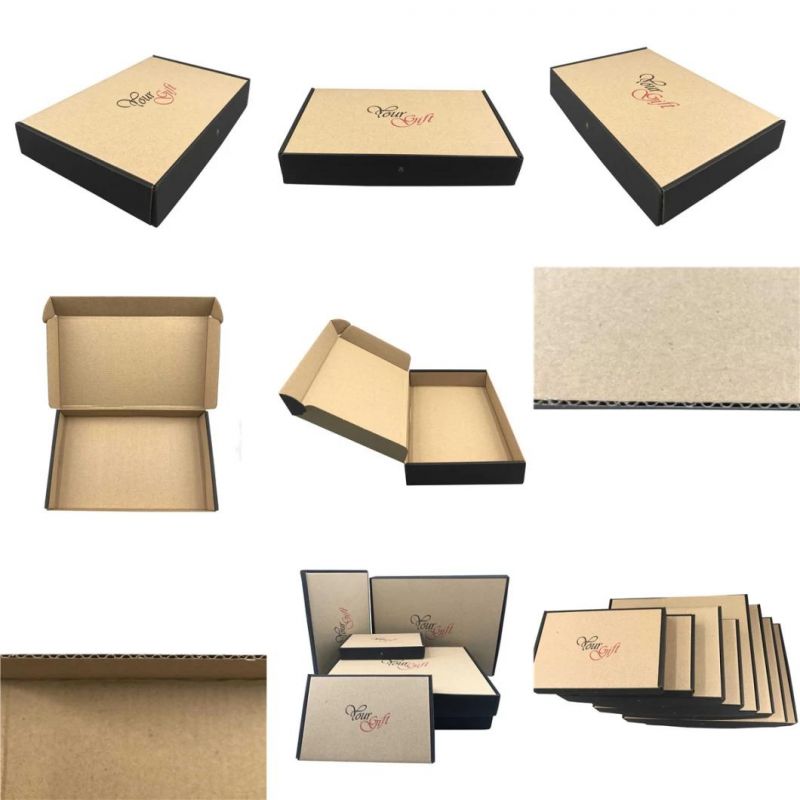 Custom Flat Pack Corrugated Folding Paper Box for Clothes