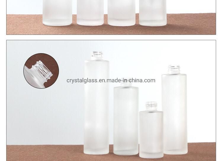 20ml 30ml 40ml 60ml 80ml 100ml 120ml Travel Lotion Bottles with Silver Caps