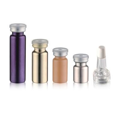 2ml 3ml 5ml 8ml 10ml Glass Essential Oil Bottle with Electroplating Screw Cap Containers Cosmetic Glass Bottles