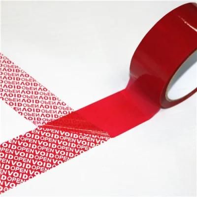 Pet 50# Tamper Evident Custom Printing Security Tape Void Tape