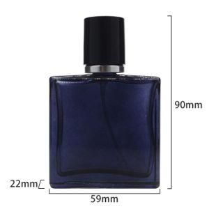 Fancy Black Luxury Empty Glass Perfume Spray Bottles Crystal 30ml 50ml 100ml