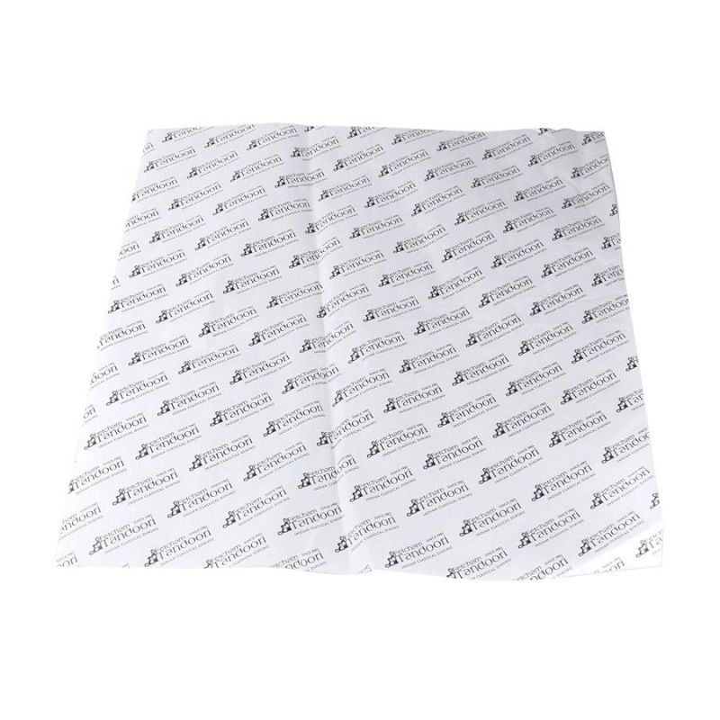 High Quality Letter Logo 17GSM 20*30" White Packing Wrapping Tissue Paper