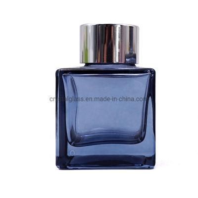 50ml 100ml Aroma Decorative Blue Glass Reed Diffuser Bottle
