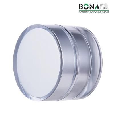 50g Cosmetic Jar Double Wall Clear Acrylic Jar for Cosmetic Packaging