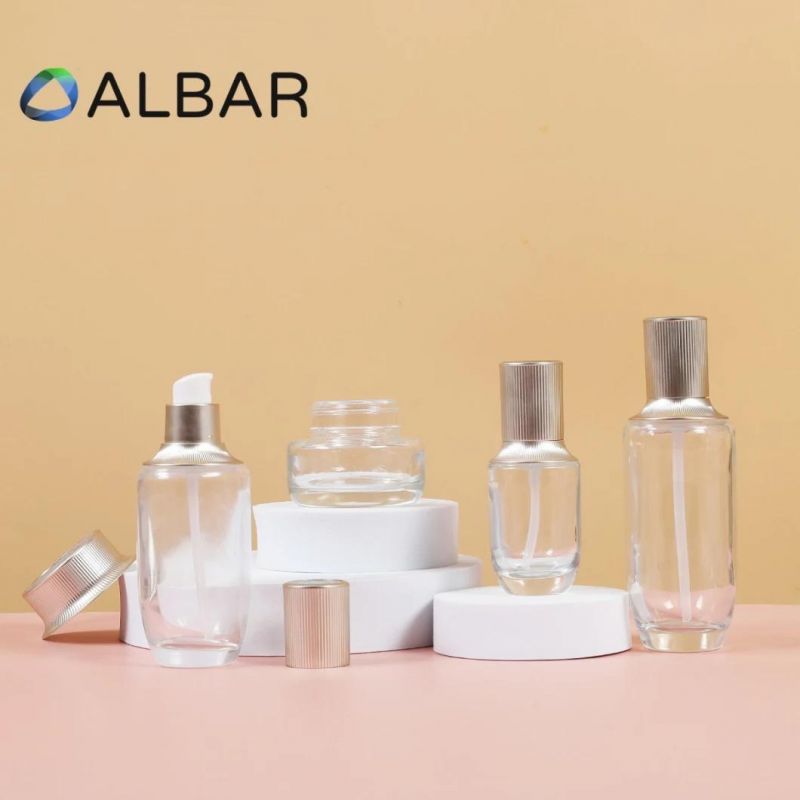 Thick Heavy Bottom Glass Bottles for Skin Care Cosmetics and Perfume Fragrance Oil