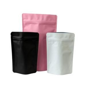 Matte Finish 250g 500g 1kg Stand up Pouch with Ziplock Resealable for Coffee Bean Packaging Protein Powder Whey Packaging Plastic Coffee Bag