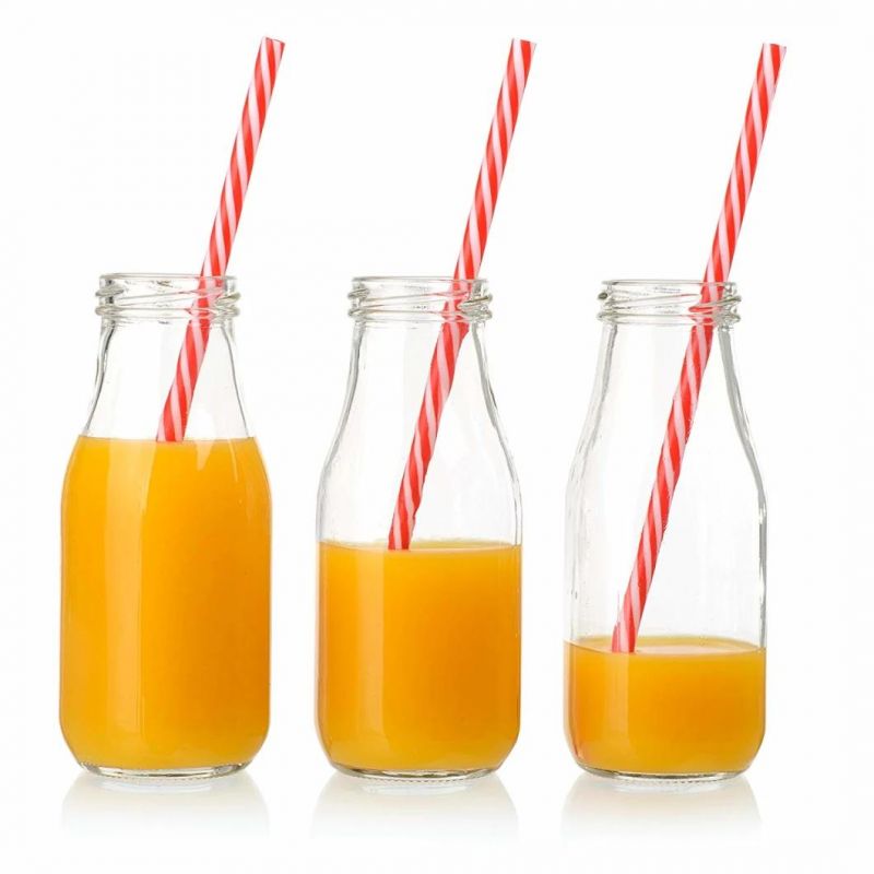 Wholesale Juice Beverage Glass Bottles for Milk 330ml